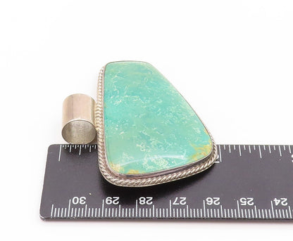 925 Sterling Silver Vintage Pendant DTR JAY KING Cabochon Turquoise  PT25801