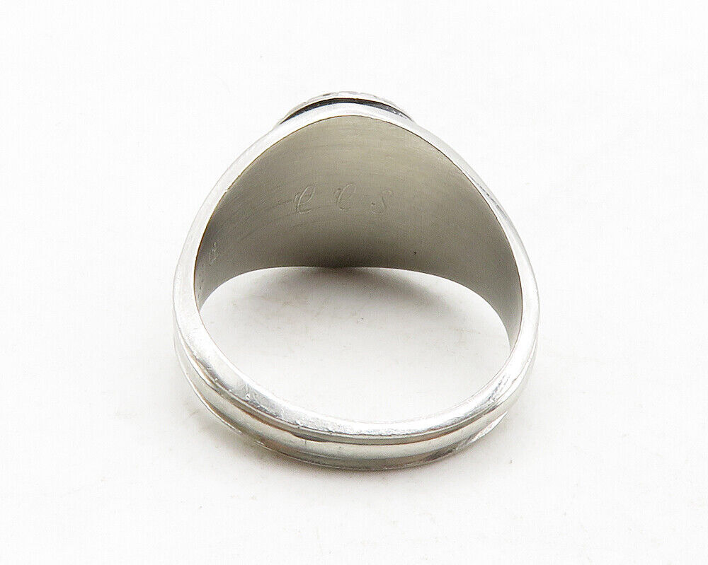 925 Sterling Silver  Vintage East Catholic H.S. 1999 Band Ring Sz 8  RG13189