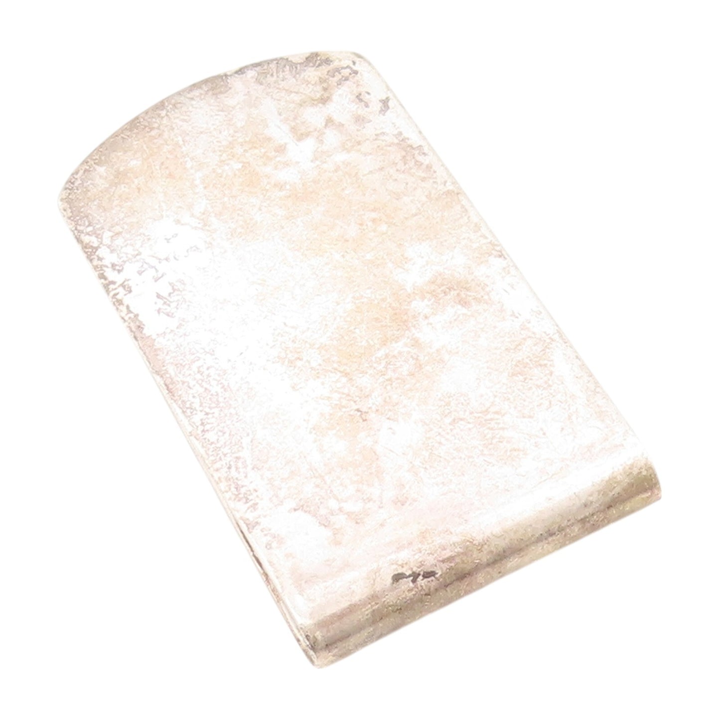 925 Sterling Silver Vintage Money Clip REED & BARTON Dark Tone Minimalis  TR3851