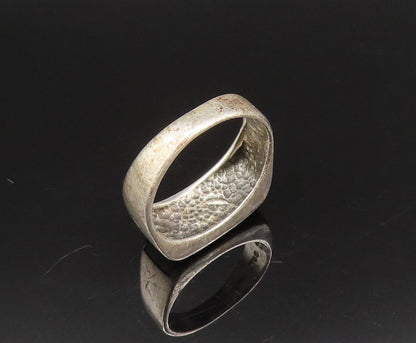 OTT 925 Silver  Vintage Triangular Double Fire Opal Ring Sz 9.5  RG25815