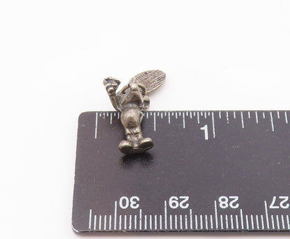 WALT DISNEY 925 Sterling Silver  Vintage Petite Mikey Mouse Pendant  PT17041