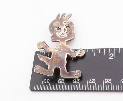 925 Sterling Silver Vintage Brooch MEXICO Tweety Bird Cartoon Cut Out  BP11813