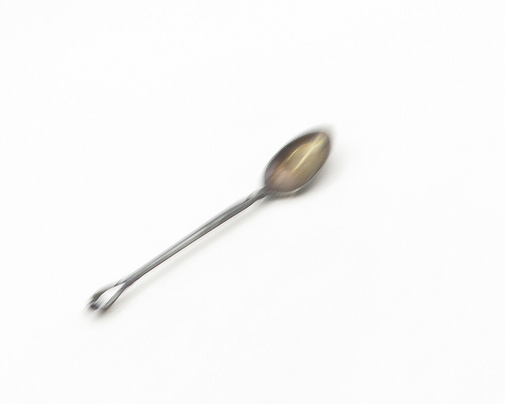 SORENSEN DENMARK 925 Sterling Silver  Vintage Dark Tone Espresso Spoon  TR2469