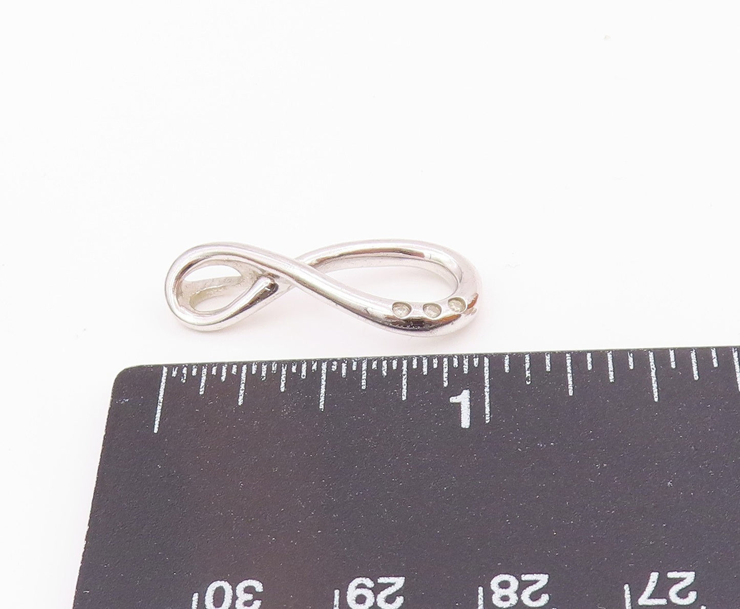 925 Silver  Vintage Dainty Genuine Diamonds Twisted Drop Pendant  PT21424