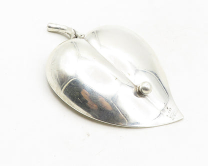 TIFFANY & CO. 925 Sterling Silver  Vintage Apple Motif Jewelry Dish  TR1638
