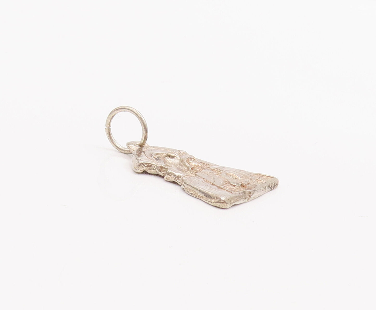 925 Sterling Silver Vintage Pendant Solid Carved Religious Pendant  PT23126