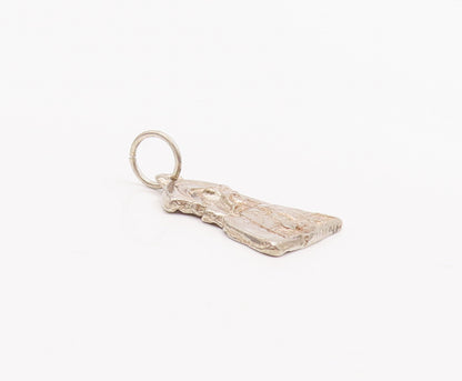 925 Sterling Silver Vintage Pendant Solid Carved Religious Pendant  PT23126