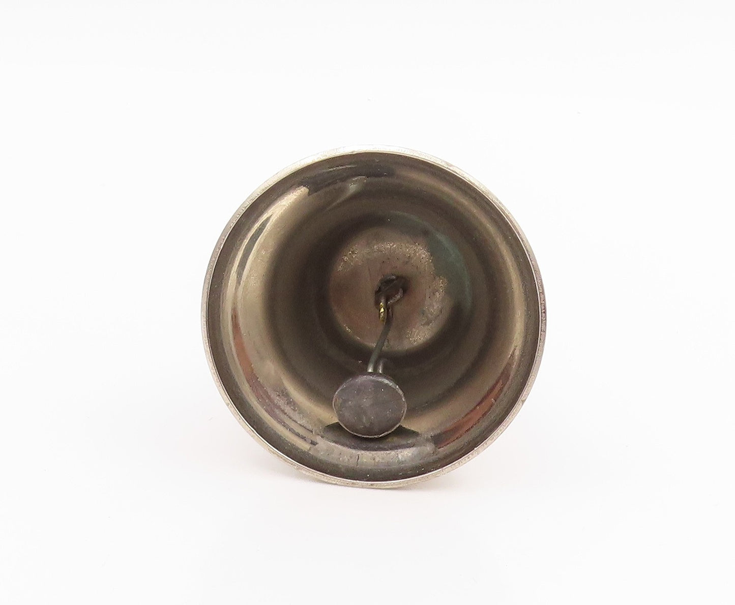 925 Sterling Silver Vintage Dinner Bell Elegant Intricate Detail JINGLES  TR4200