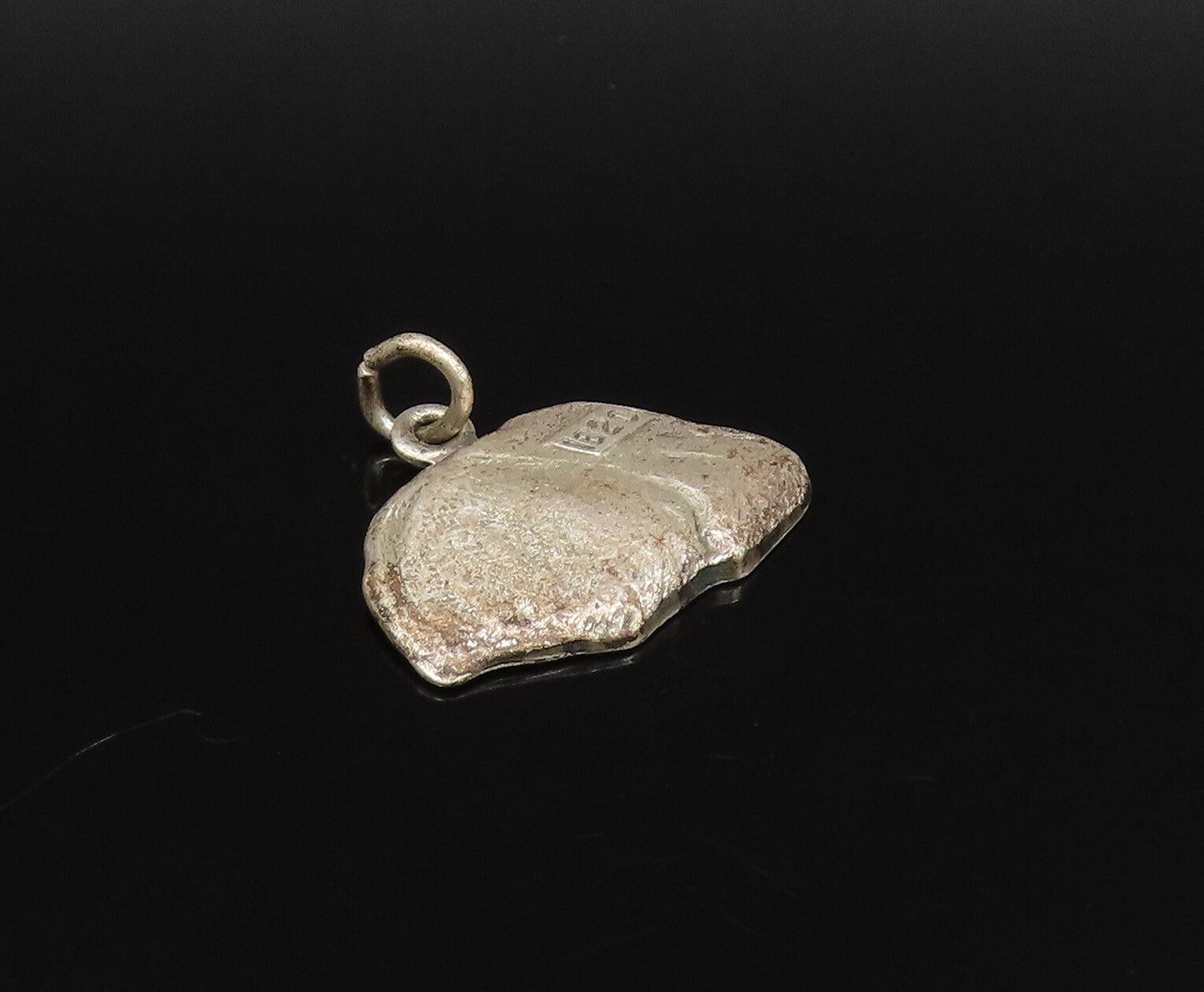 925 Sterling Silver  Vintage 1620 Plymouth Rock Medal Charm Pendant  PT21530