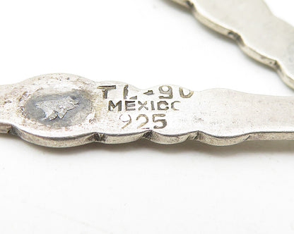MEXICO 925 Sterling Silver  Vintage Shiny Petite Fork & Spoon Trinket  TR1837