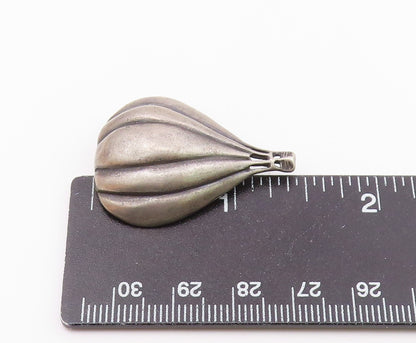 925 Sterling Silver  Vintage Dark Tone Hot Air Balloon Brooch Pin  BP8527