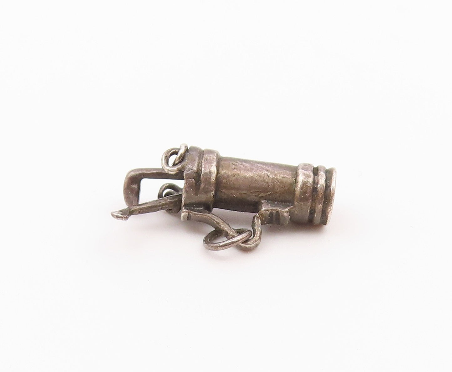 925 Sterling Silver  Vintage Petite Bag Of Golf Clubs Sports Pendant  PT17398