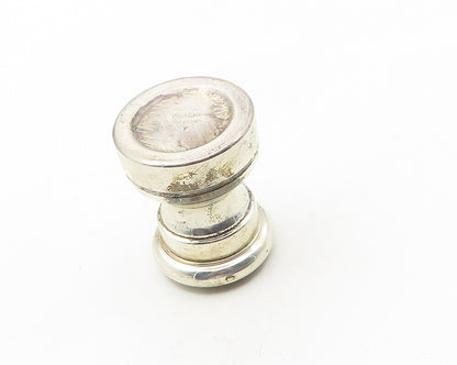 CARTIER 925 Sterling Silver  Vintage Shiny Single Salt Pepper Shaker  TR1763