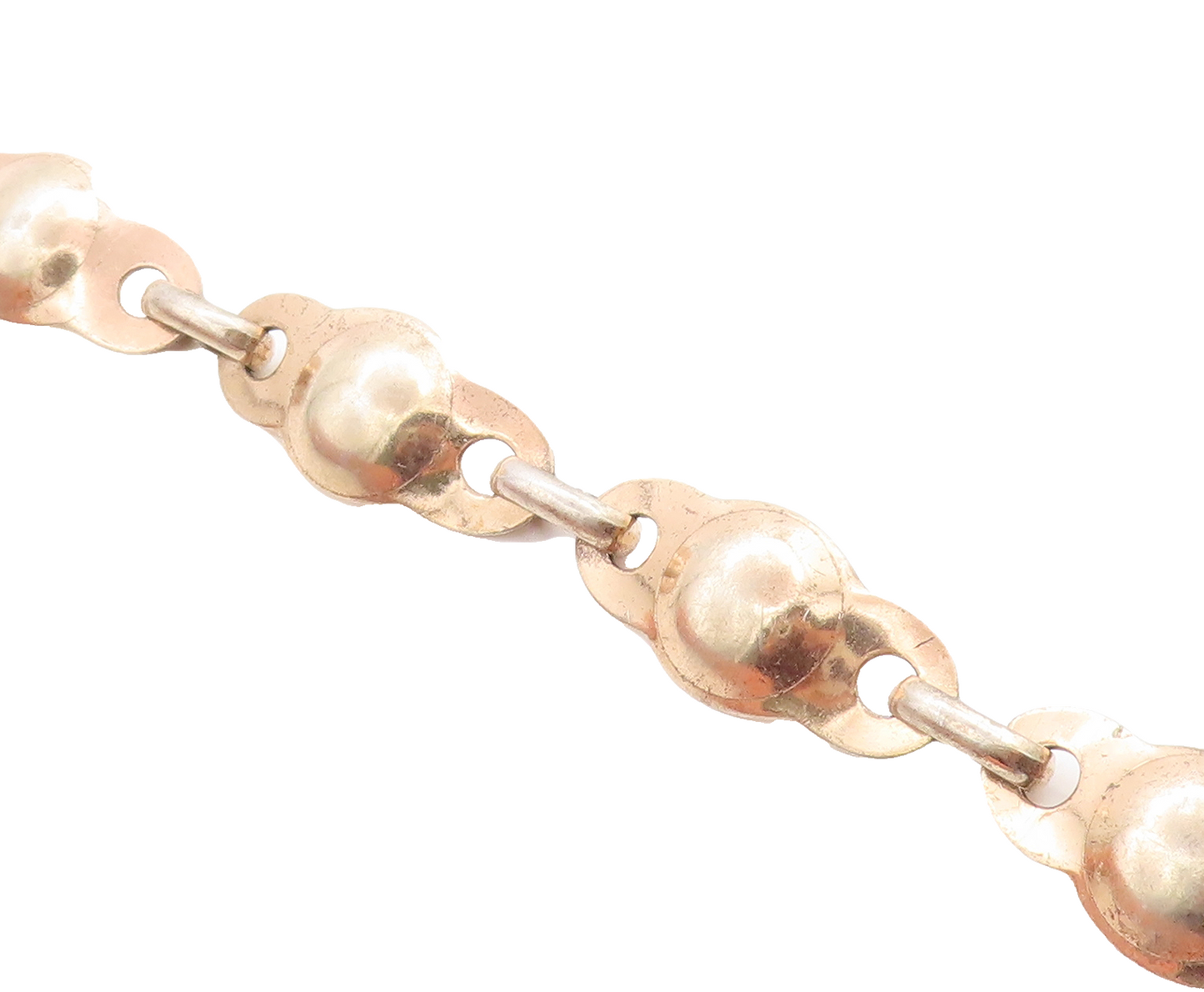 NAPIER 925 Sterling Silver  Vintage Shiny Anchor Link Chain Bracelet  BT2189