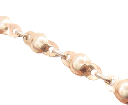 NAPIER 925 Sterling Silver  Vintage Shiny Anchor Link Chain Bracelet  BT2189