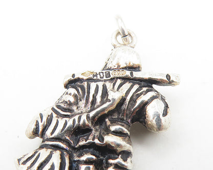 925 Sterling Silver  Vintage Petite Man & Child Schweiz Statue Pendant  PT9030