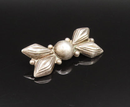 MEXICO 925 Silver  Vintage Antique Hollow Butterfly Motif Brooch Pin  BP9748