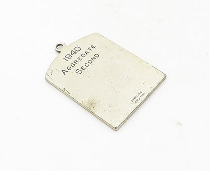925 Silver Vintage Antique Philadelphia Marksman's League Pendant PT7020