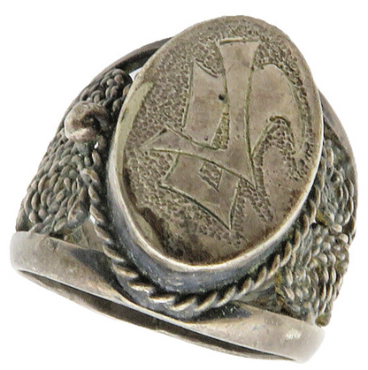 925 Sterling Silver  Vintage Antique Rope Twist Band Ring Sz 6.5  RG13244