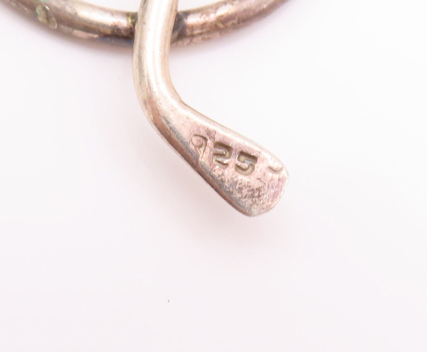 925 Sterling Silver Vintage Brooch Pin Solid Cutout Spectacles Frame  BP10944