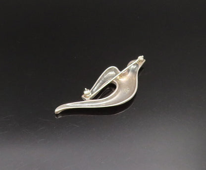 JAMES AVERY 925 Sterling Silver Vintage Minimalist Dove Bird Brooch Pin BP9793