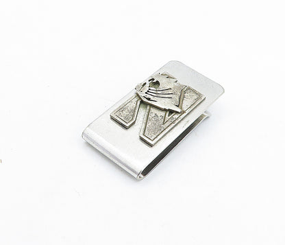 ELCO 925 Sterling Silver  Vintage NW University Wildcats Money Clip  TR1267