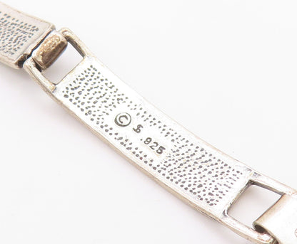 925 Silver Vintage Engraved Religious Inspirational Words Bracelet BT9540
