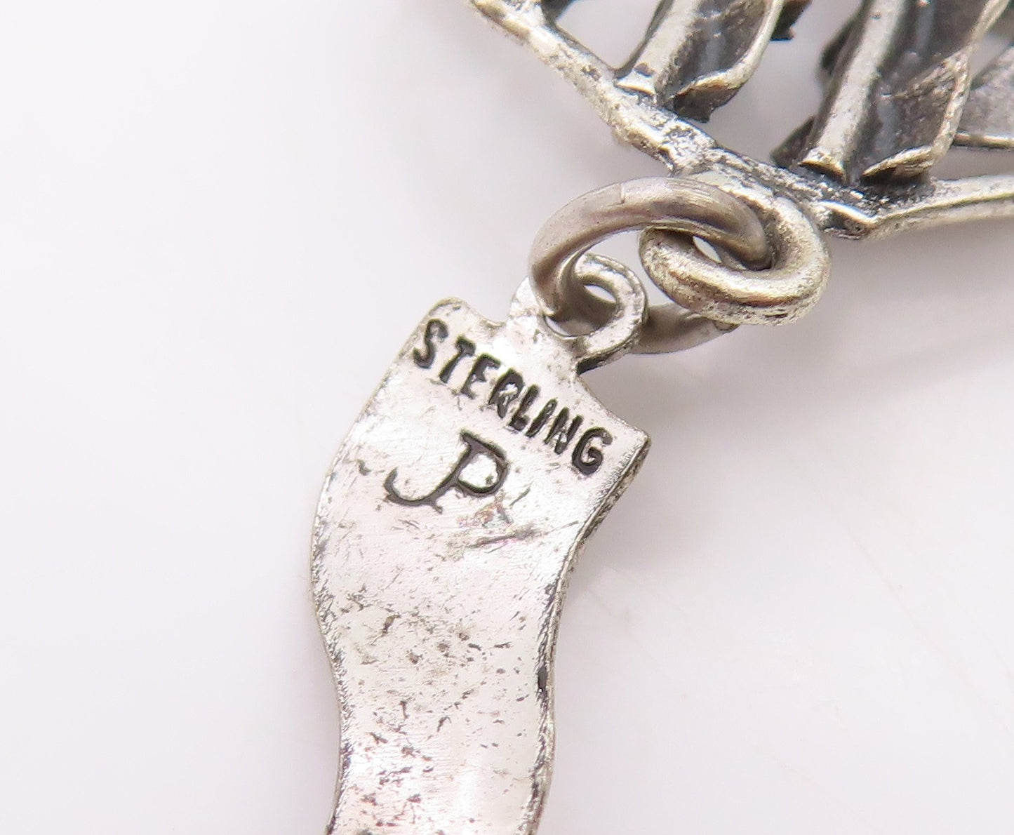 925 Sterling Silver  Vintage Virginia Beach Sailboat Charm Pendant  PT21832