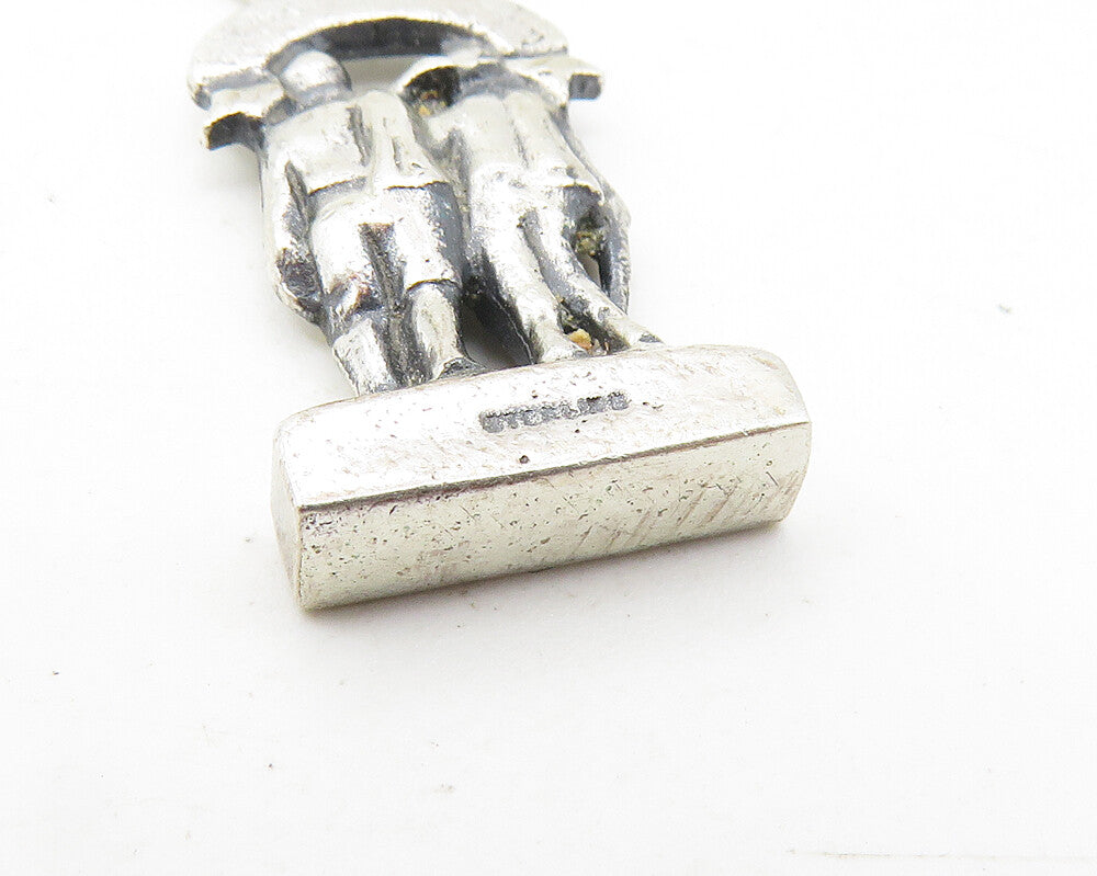 925 Sterling Silver  Vintage Petite Tom & Huck Hannibal, MO Pendant  PT7949