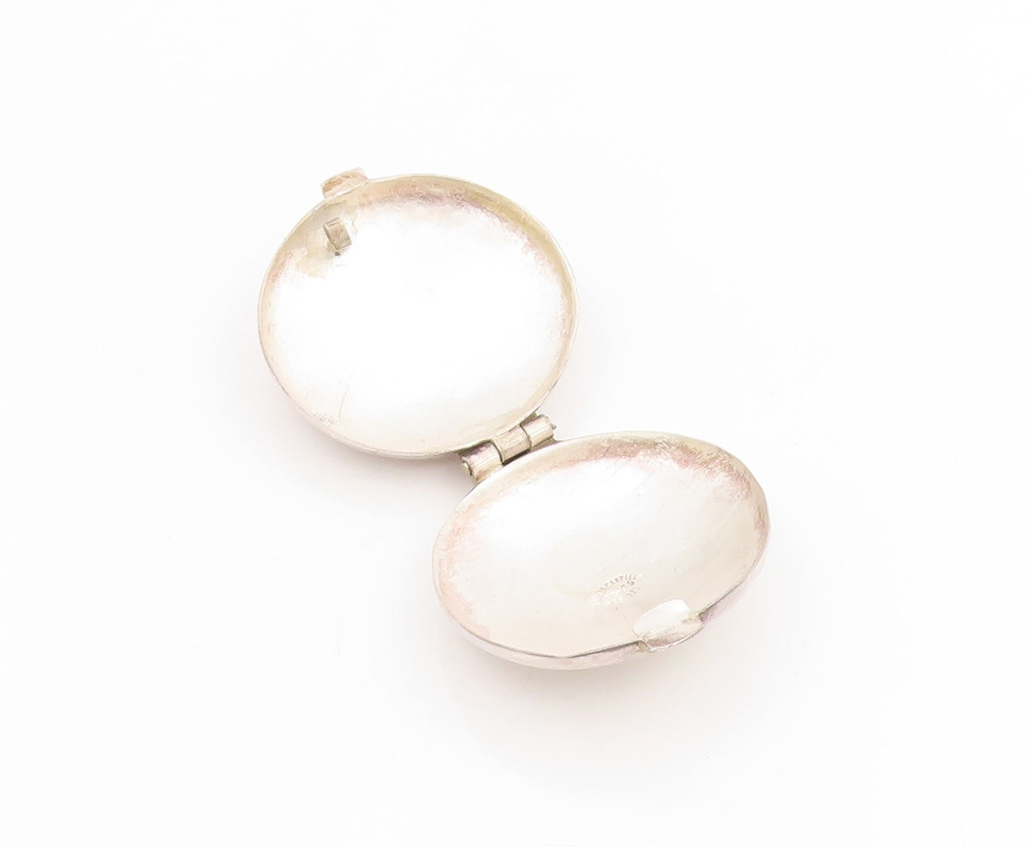 925 Sterling Silver Vintage Pill Box EMILIA CASTILLO Fairy Trinket OPENS  TR4106