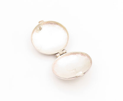 925 Sterling Silver Vintage Pill Box EMILIA CASTILLO Fairy Trinket OPENS  TR4106