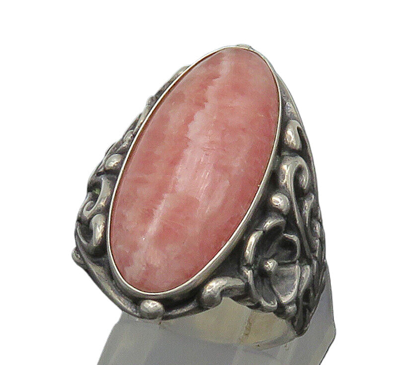 CAROLYN POLLACK RELIOS 925 Silver Vintage Rhodochrosite Ring Sz 7 RG16542