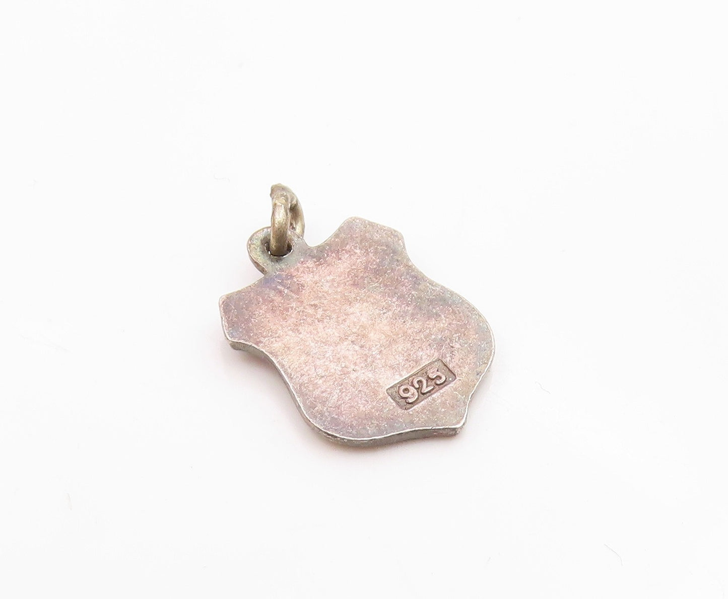 925 Sterling Silver  Vintage Enamel Cologne Germany Souvenir Pendant  PT18524