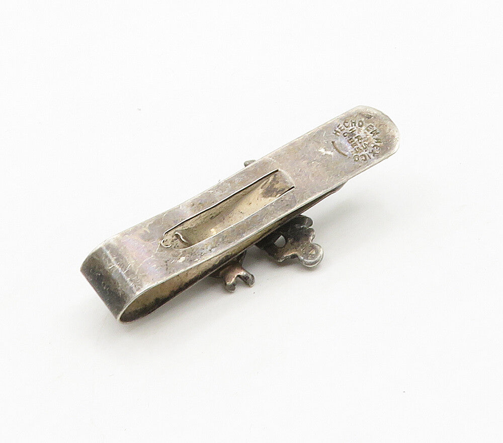 MEXICO 925 Sterling Silver  Vintage Oxidized Bull Fighter Tie Clip  TR2188
