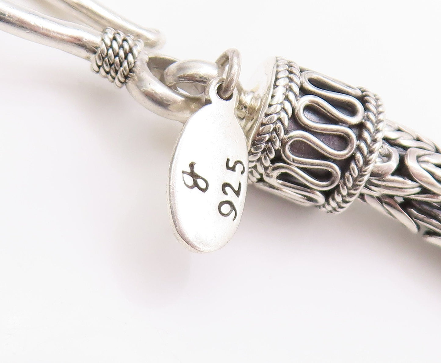925 Sterling Silver Vintage Necklace SAMUEL BENHAM Twisted Multi Strand  NE4549