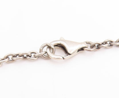 925 Sterling Silver Vintage Necklace NICKY BUTLER Multi Gemstone Chain  NE4639