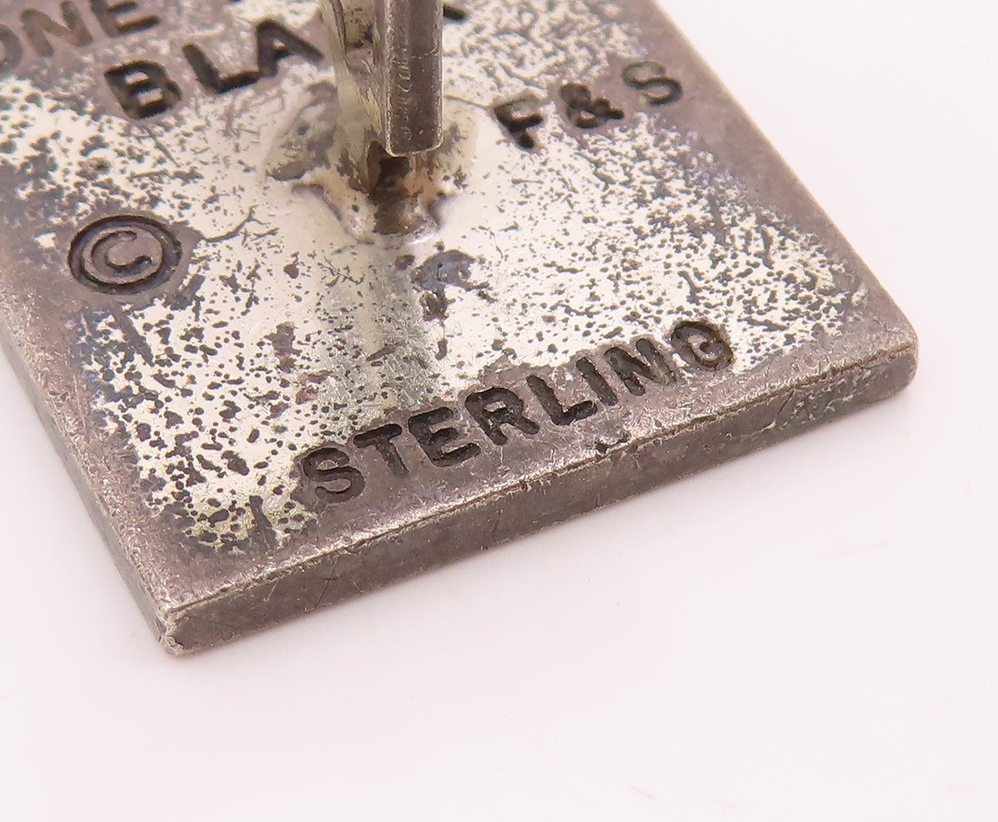 FENWICK & SAILORS 925 Silver  Vintage One Penny Postage Stamp Cufflinks TR3283