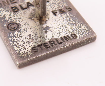 FENWICK & SAILORS 925 Silver  Vintage One Penny Postage Stamp Cufflinks TR3283