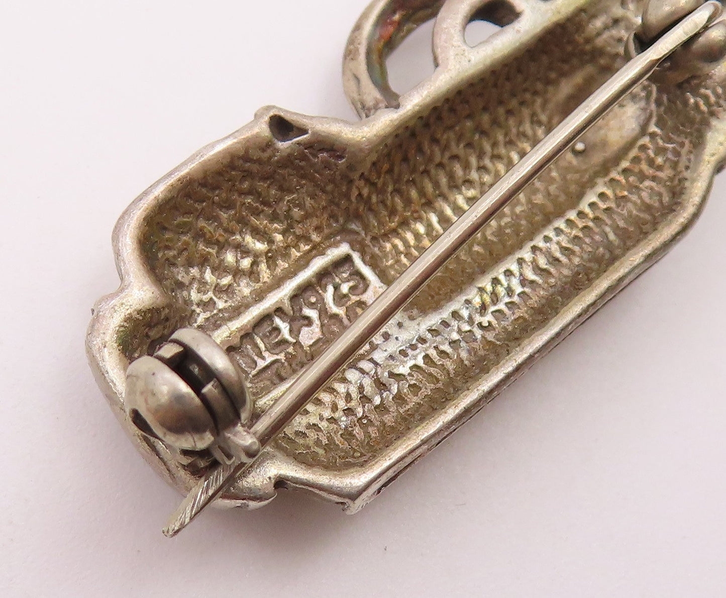 MEXICO 925 Silver  Vintage Bag Of Golf Clubs Sports Motif Brooch Pin  BP8905