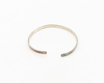 925 LA Sterling Silver  Vintage Mother's Love Quote Cuff Bracelet  BT7712