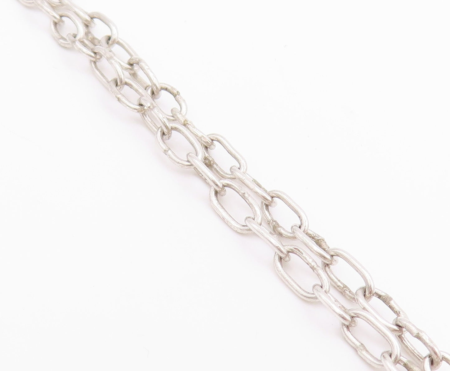 925 Sterling Silver Vintage Necklace MEXICO Oval Large Pill Box OPENS  NE4597