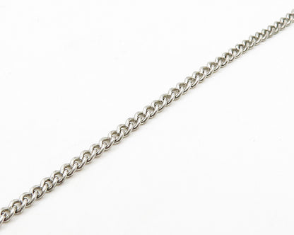 CREED 925 Silver  Vintage Oxidized Religious Cross Chain Necklace  NE3268