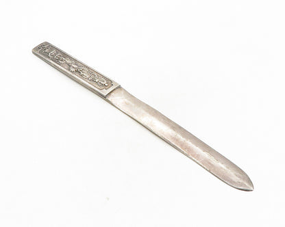 DESIGNER 925 Sterling Silver  Vintage Dark Tone Dragon Mail Opener  TR1636