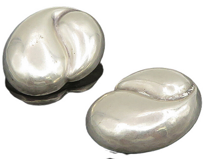 BAYANIHAN 925 Silver  Vintage Hollow Swirl Non Pierced Earrings  EG11694