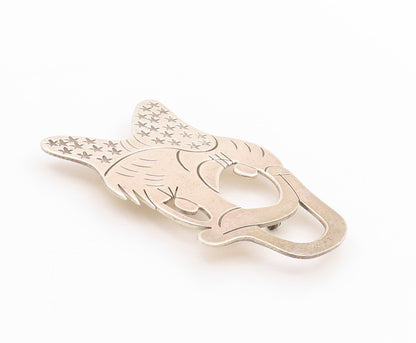 925 Sterling Silver Vintage Brooch MEXICO Walt Disney Daffy Duck Cutout  BP11766