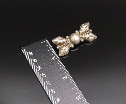 MEXICO 925 Silver  Vintage Antique Hollow Butterfly Motif Brooch Pin  BP9748