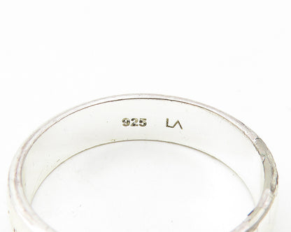 925 Sterling Silver  Shiny May Your Dreams Come True Band Ring Sz 8  RG10904