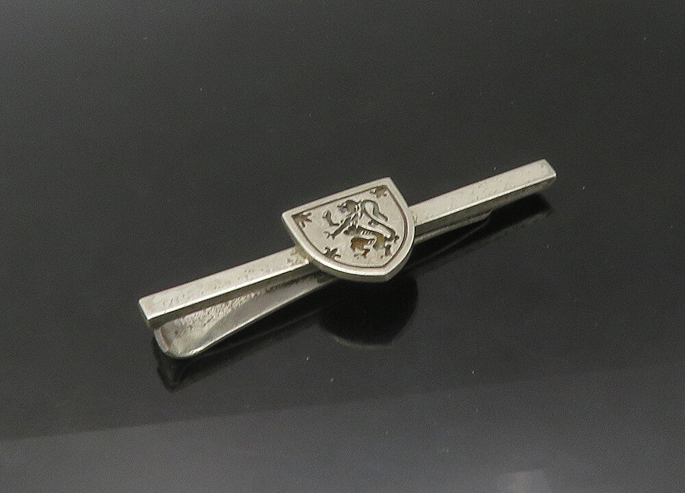 925 Silver Vintage 15th Century FENWICK & SAILORS Heraldic Lion Tie Clip  TR3078