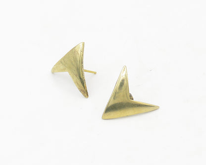 CIANI 925 Sterling Silver Vintage Shiny Gold Plated Arrow Drop Earrings EG9633