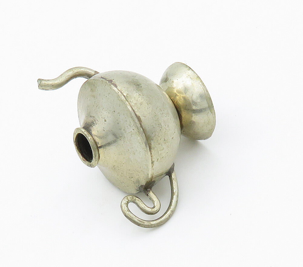 925 Sterling Silver  Vintage Petite Smooth Tea Pot Kettle Trinket  TR2155